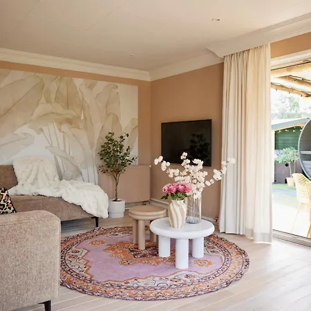 Apartman Luxury 8-person Waterfront Veluwe With Private Hot Tub Sauna And Air Conditioning Voorthuizen